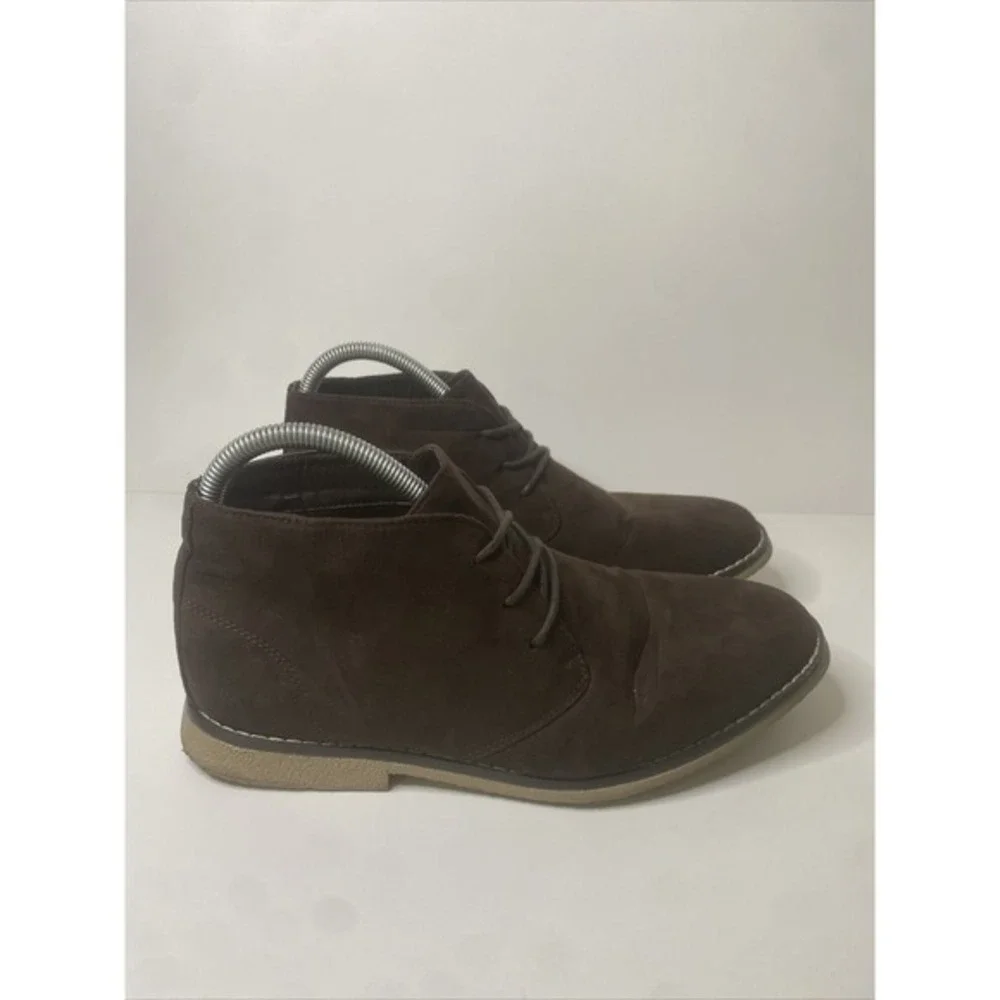 London Fog Men's Broadstreet Chukka Boot Brown Casual Walking 9M PG601M VERYGOOD